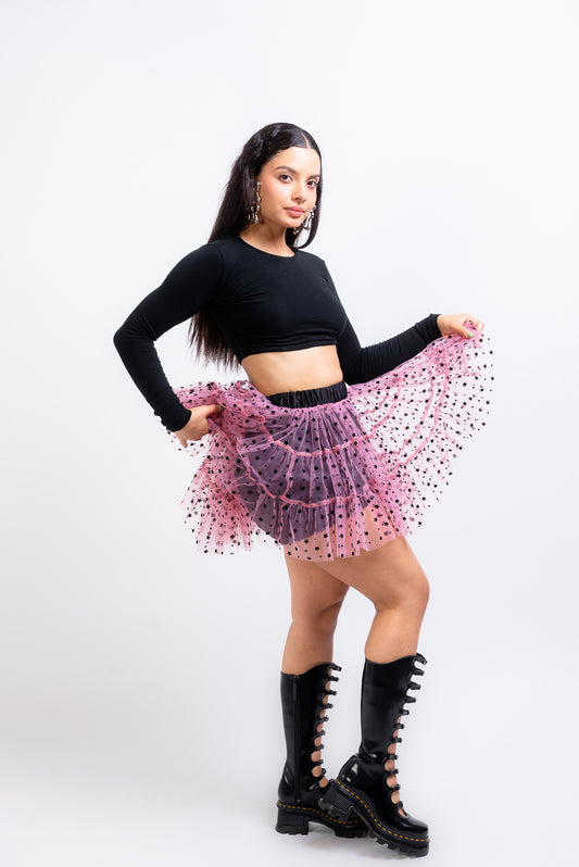 Mini falda Vanessa estrellada