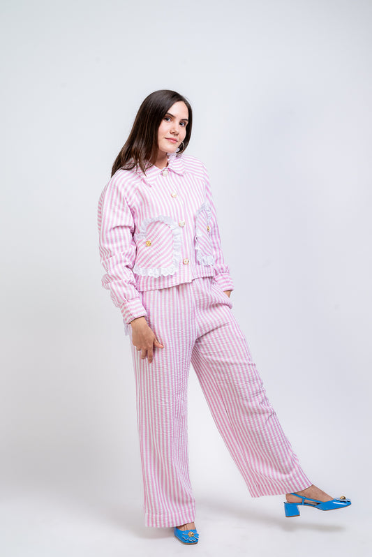Set Baby doll pantalón y chamarra