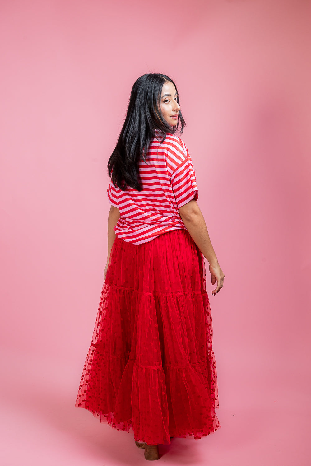 Falda Maxi Polka love