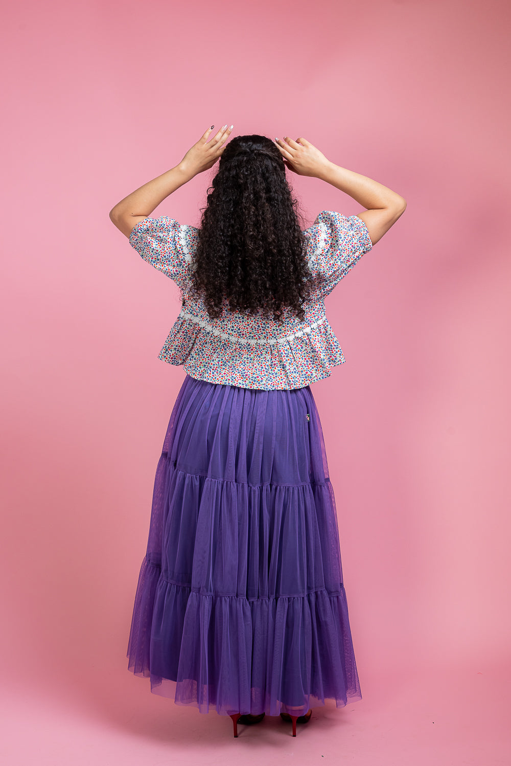 Falda Maxi bugambilia