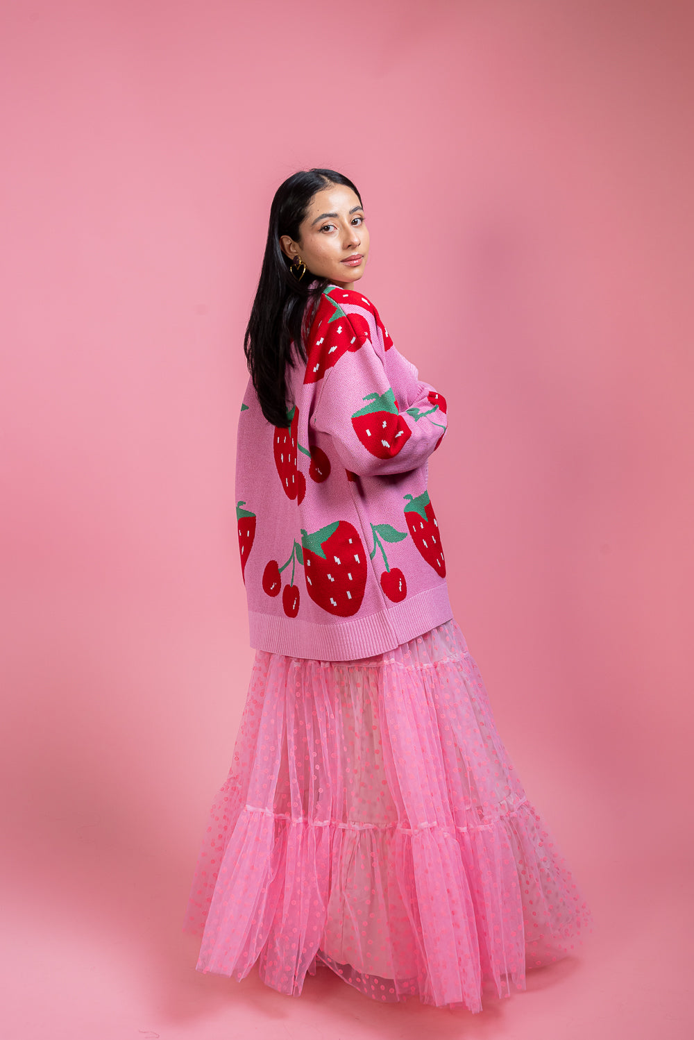 Falda Maxi strawberry