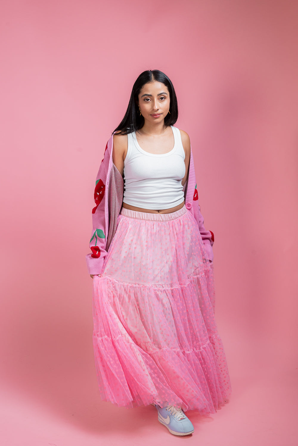 Falda Maxi strawberry