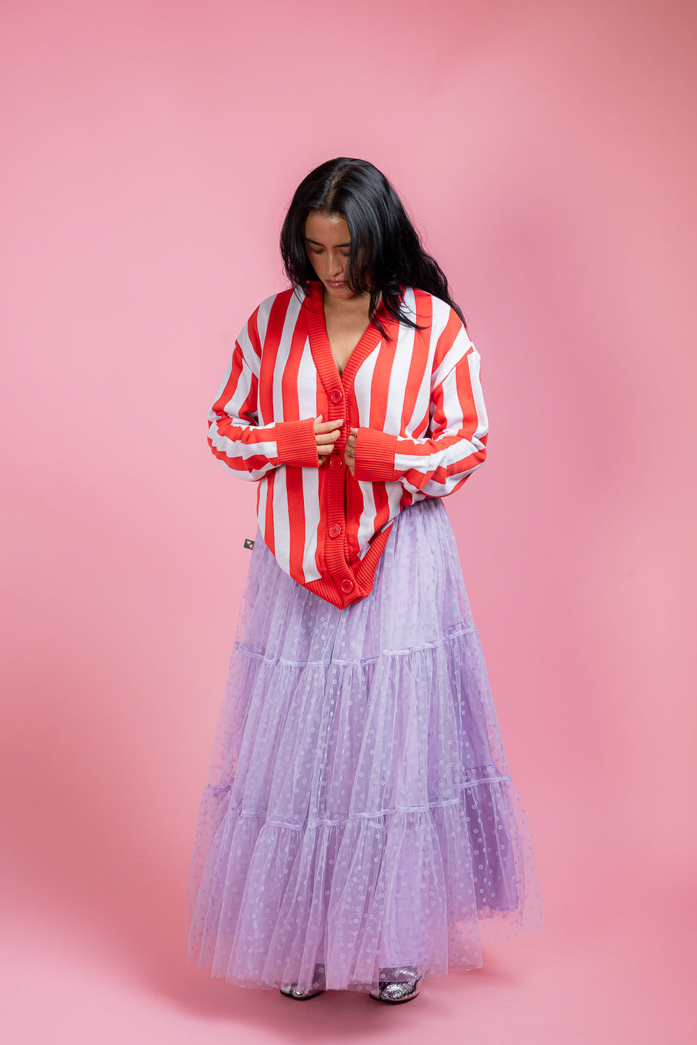 Falda Maxi lavanda