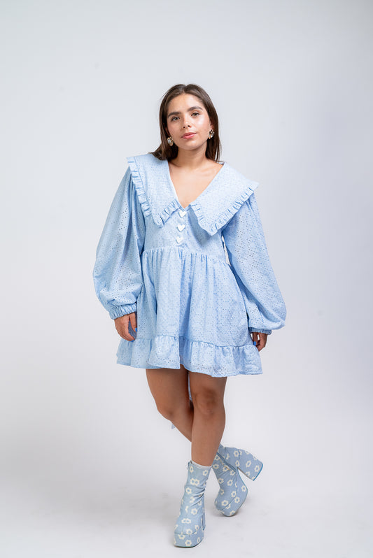 Vestido Mini doll Baby blue