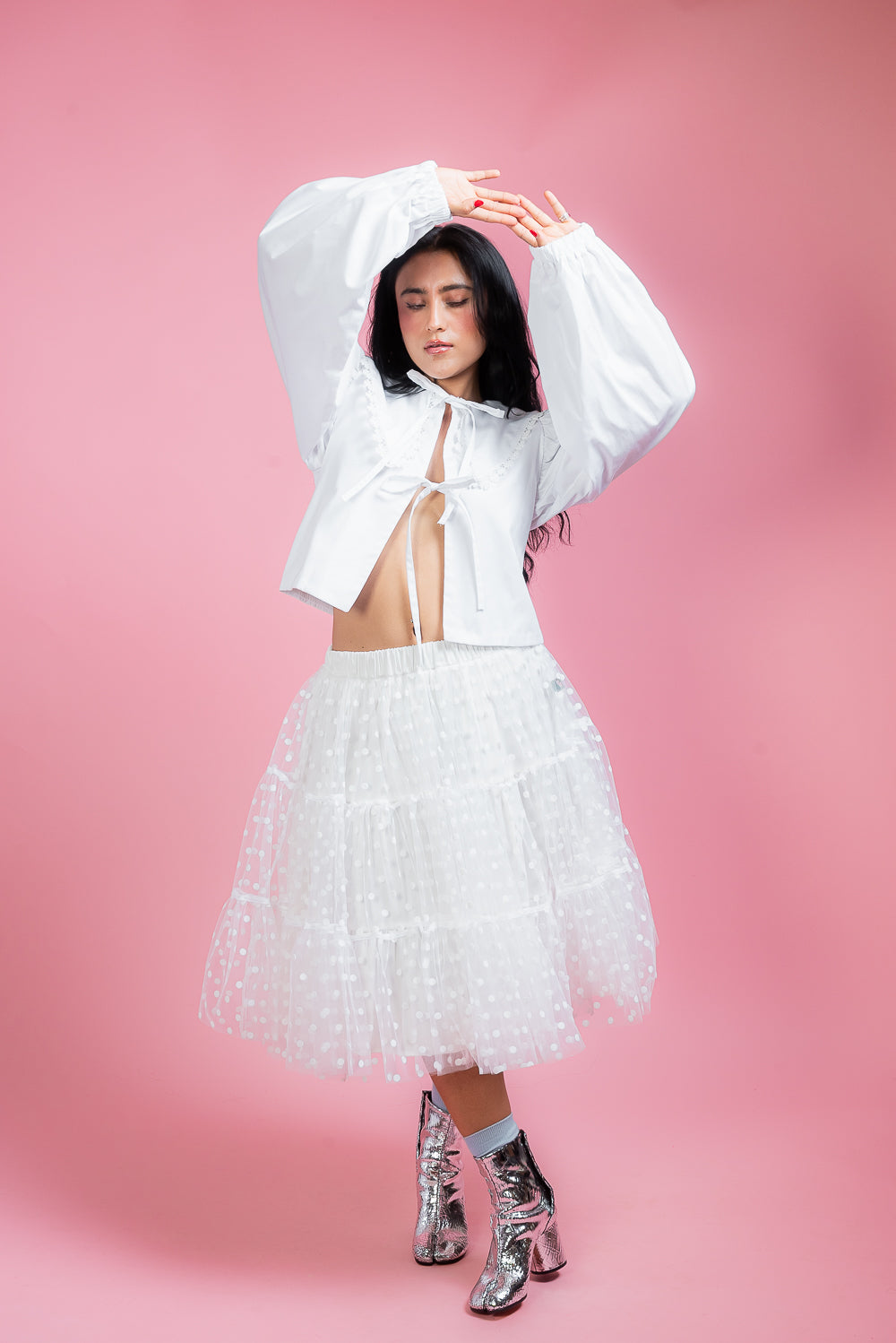 Falda midi SNOW