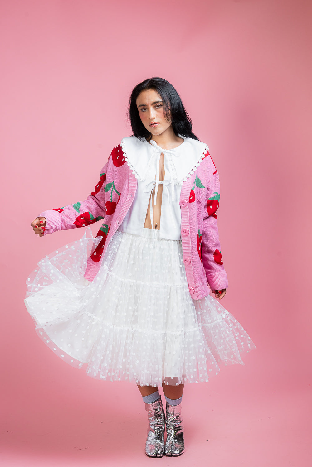 Falda midi SNOW